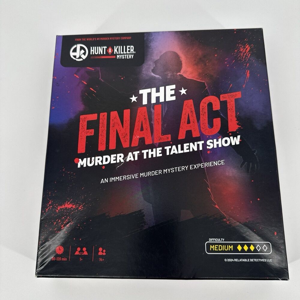 Hunt A Killer The Final Act Murder at the Talent Show Mystery Board Game